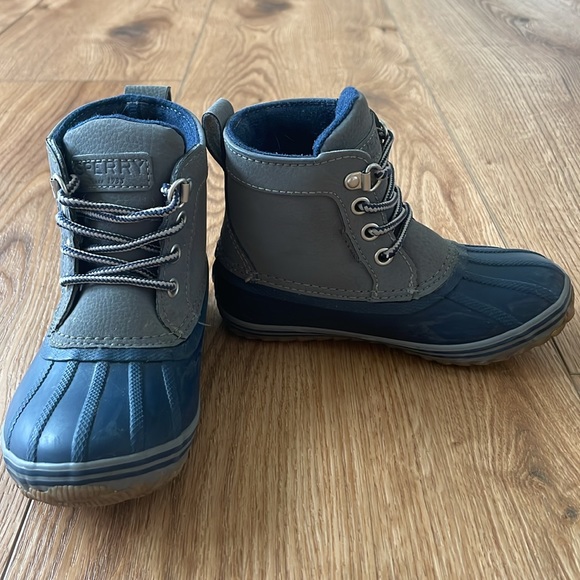 Sperry Little Kids Bowline Leather Boot - Picture 2 of 6